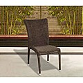 Atlantic Catania Wicker Stacking Chair (Set of 4)