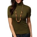 Kenneth Jay Lane Gold Plated Wood Beaded Necklace