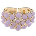 Kenneth Jay Lane Purple and Crystal Bubble Bracelet