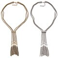 BCBG 3-row 32-inch Tassel Necklace