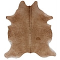 Hand-picked Brazilian Solid Natural Cowhide Rug (5' x 7')