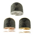 Finesque 1/5ct TDW Black Diamond Band