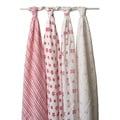 aden + anais Muslin Swaddle Blankets in Princess Posie (Pack of 4)