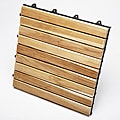 Le click Exclusive Interlocking Teak Decktiles (Pack of 10)