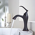 Kraus Ventus Single Lever Basin Faucet and Pop Up Drain with Overflow Oil Rubbed Bronze