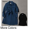 Rothschild Big Girls Wool Belted Trench Coat