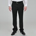 Tommy Hilfiger Men's Black Wool Slim-fit Dress Pants