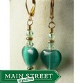Palmtree Gems 'Shannon' Heart Earrings