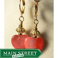 Palmtree Gems 'Marguerite' Heart Earrings