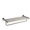Kraus Amnis Bathroom Accessories - Bath Towel Rack with Towel Bar Brushed Nickel