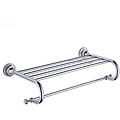 Kraus Apollo Bathroom Accessories - Bath Towel Rack with Towel Bar Chrome