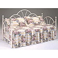 Bernards Antique White Day Bed