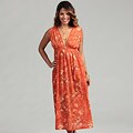 Sakura Women's Tangerine Cotton Voile Nighty (India)