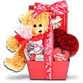 Cupid's Heart Gift Basket