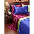 Solid Satin Queen-size Sheet Set