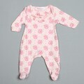 Rumble Tumble Newborn Girl's Pink/ Green Bodysuit
