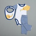 Rumble Tumble Newborn Boy's Elephant Creeper Set