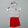 US Polo Toddler Boys Polo and Terry Shorts Set