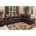 Abbyson Living Glendale Premium Top-grain Leather Sectional Sofa