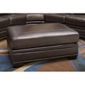 Abbyson Living Oxford Italian Leather Ottoman
