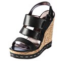 Charles by Charles David Women's 'Trove' Black Wedge Sandals