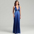 Jessica Simpson Women's Turkish Sea Blue Gown