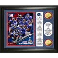 New York Giants Super Bowl XLVI Champions 24k Gold Coin Banner Photo Mint