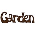 Metal 'Garden' Wall Word Art