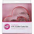 Wilton 'From The Heart' 4-piece Cookie Cutter Set