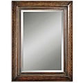 Rowena Distressed Mahogany Framed Mirror