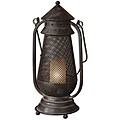 Rustic Lantern Accent Lamp