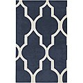 Hand-Knotted Volare Navy Area Rug (9' x 12')