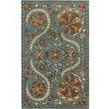 Hand-knotted Volare Sage Rug (8' x 10')