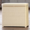 Carter Ivory Bench Laundry Hamper