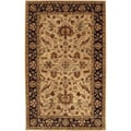 Hand-tufted Gold Crath Wool Rug (12' x 15')