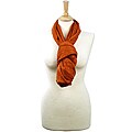 LA77 Women's Orange Red Infinity Scarf