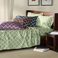 Charleston Full/ Twin-size Dark Microfiber Sheet Set