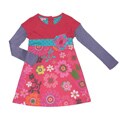 Beetlejuice London Girls A Line Novelty Big Rosette Detail Dress