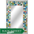 Reclaimed Wood Large Mosaic Mirror (USA)
