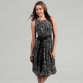 Jessica Howard Women's Black/ Ivory Dress