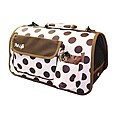 Pet Life 'Polka-Dot' Medium Zippered Pet Carrier