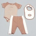 Calvin Klein Boy's Brown Bodysuit and Bib Set