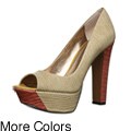 BCBGeneration Women's 'Pacific' Leather Pumps