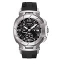 Tissot Women's 'T-Race' Rubber Strap Chronograph Watch