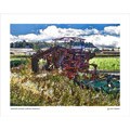 Anne H. Timpson 'Rusty Hay Baler in Field' Cotton Rag Archival Print