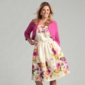 Jessica Howard Women's Plus Size Pink Dress
