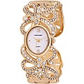Vernier Woman's V1112 Sparkle Ribbon Bangle Watch