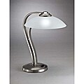 Aztec Lighting Contemporary 1-light Brushed Nickel Desk Lamp