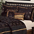 Whitman Black/ Gold 7-piece Comforter Set