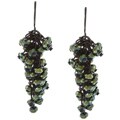 Kenneth Cole Green Mini Faceted Bead Earrings